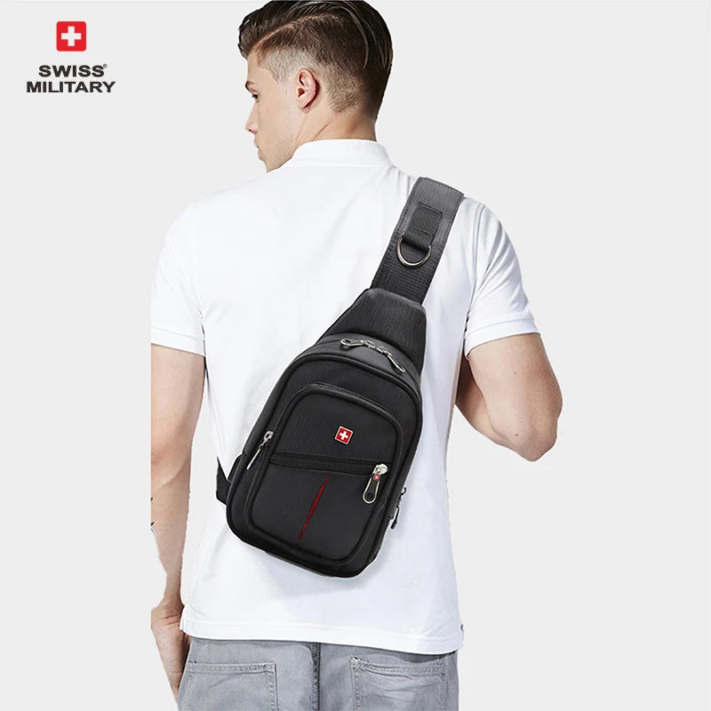 Bolsa Transversal Masculina Swiss Outdoor Impermeável